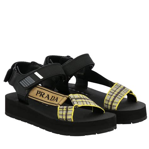 prada flat sandals 2016|sandal prada original.